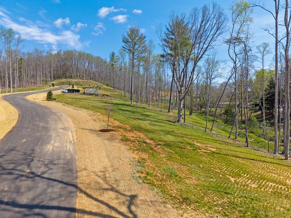 Aerial view of Homesite One at Harris Cove