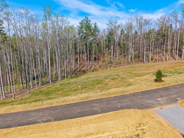 Aerial view of Homesite Six at Harris Cove