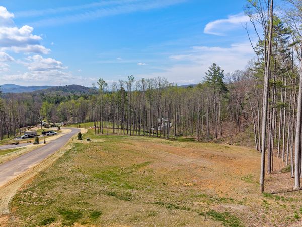 Aerial view of Homesite Eight at Harris Cove